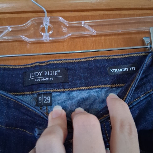 Judy Blue Straight Fit High Rise Jeans Size 29 - Picture 4 of 7